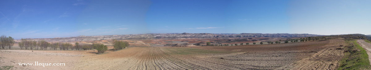 Vista de la zona de los burrucales